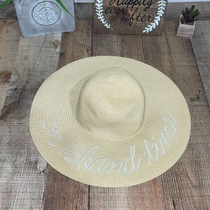 J Crew Womens Tan On Island Time Round Shape Long Brim Panama Hat One Size